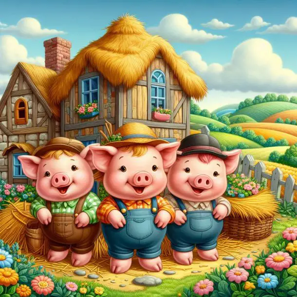 Three-little-pigs-bedtime-short-story