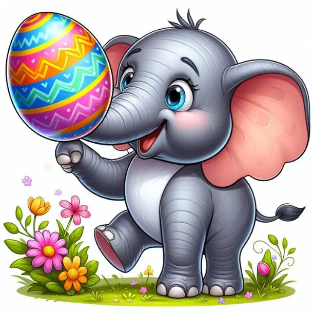 elephant-and-easter-egg