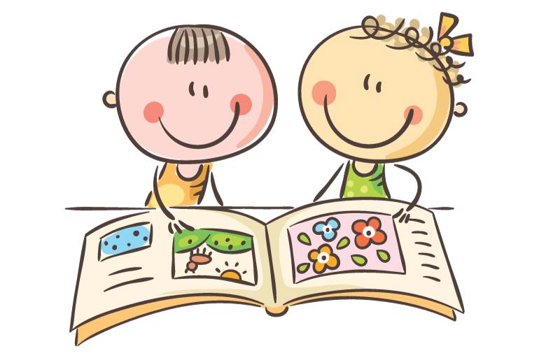 two-kids-reading-a-book